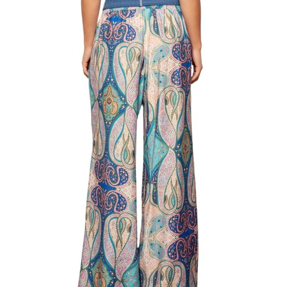 Paisley Wide Leg Pant - Picture 2 of 2